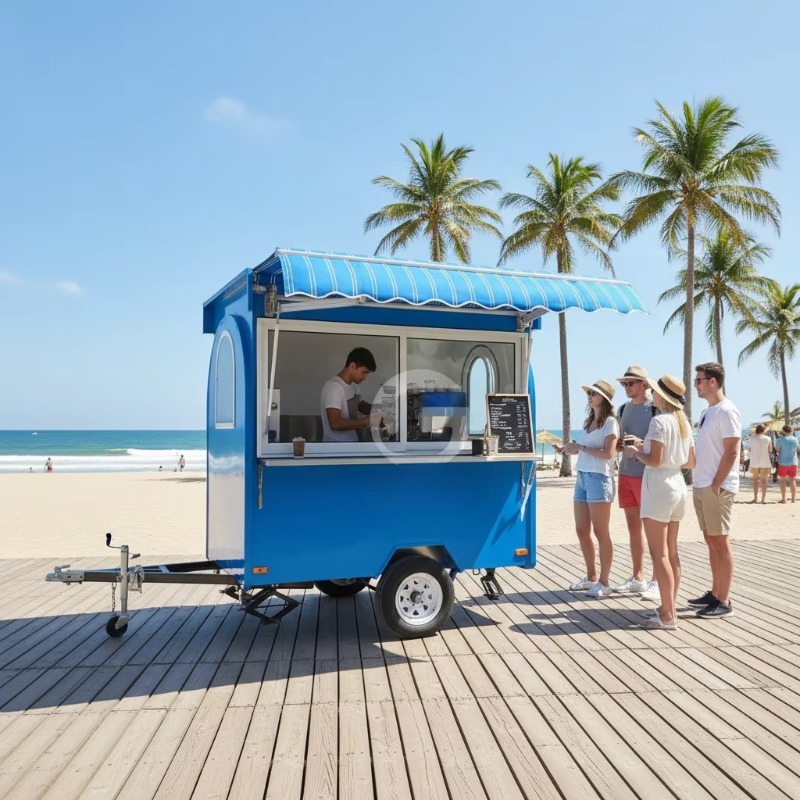 Vintage Coffee Equipment - Food Truck, Remorque à café, Chariot