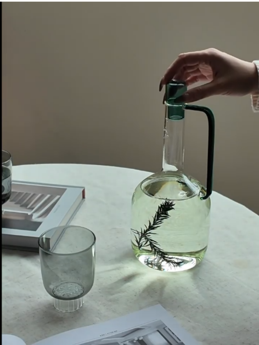 Coffee Equipment Set - Bouilloire fraîche en verre résistant à