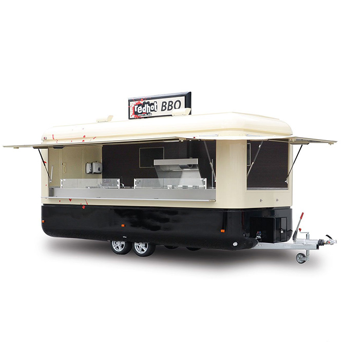 Coffee Equipment For Coffee Shop - Remorque de concession pour barbecue, entièrement