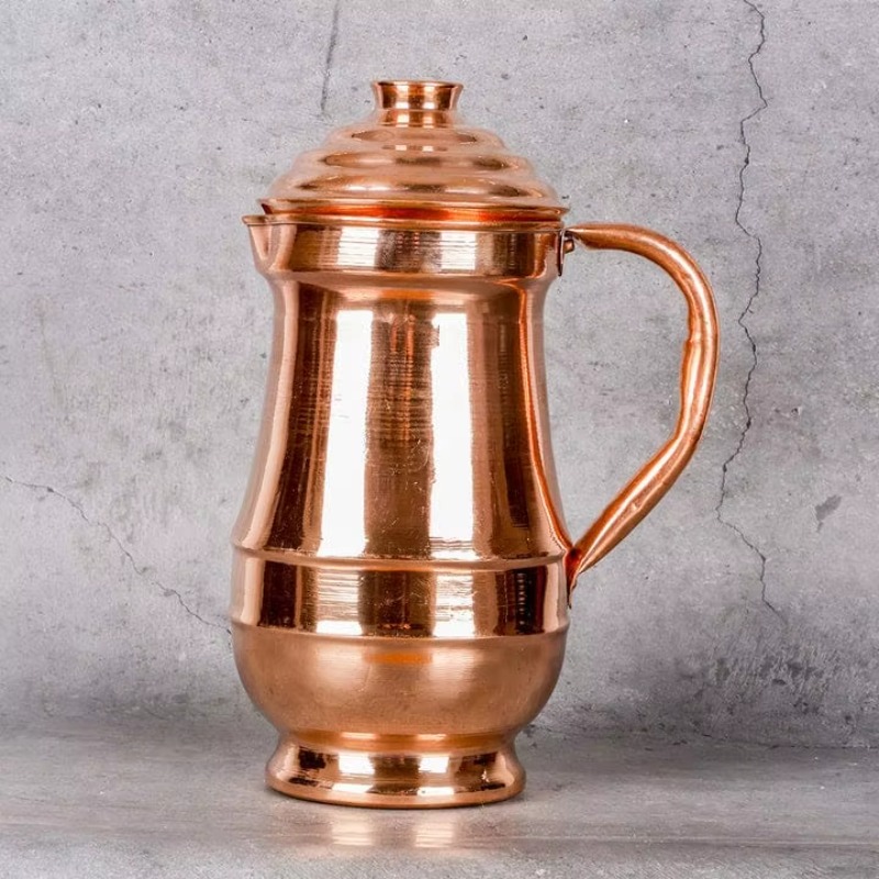 Vintage Coffee Equipment - Pichet en cuivre brun poli vintage